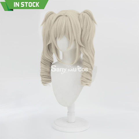 Game Genshin Impact Barbara Cosplay Wig Double Tails Cosplay Wig