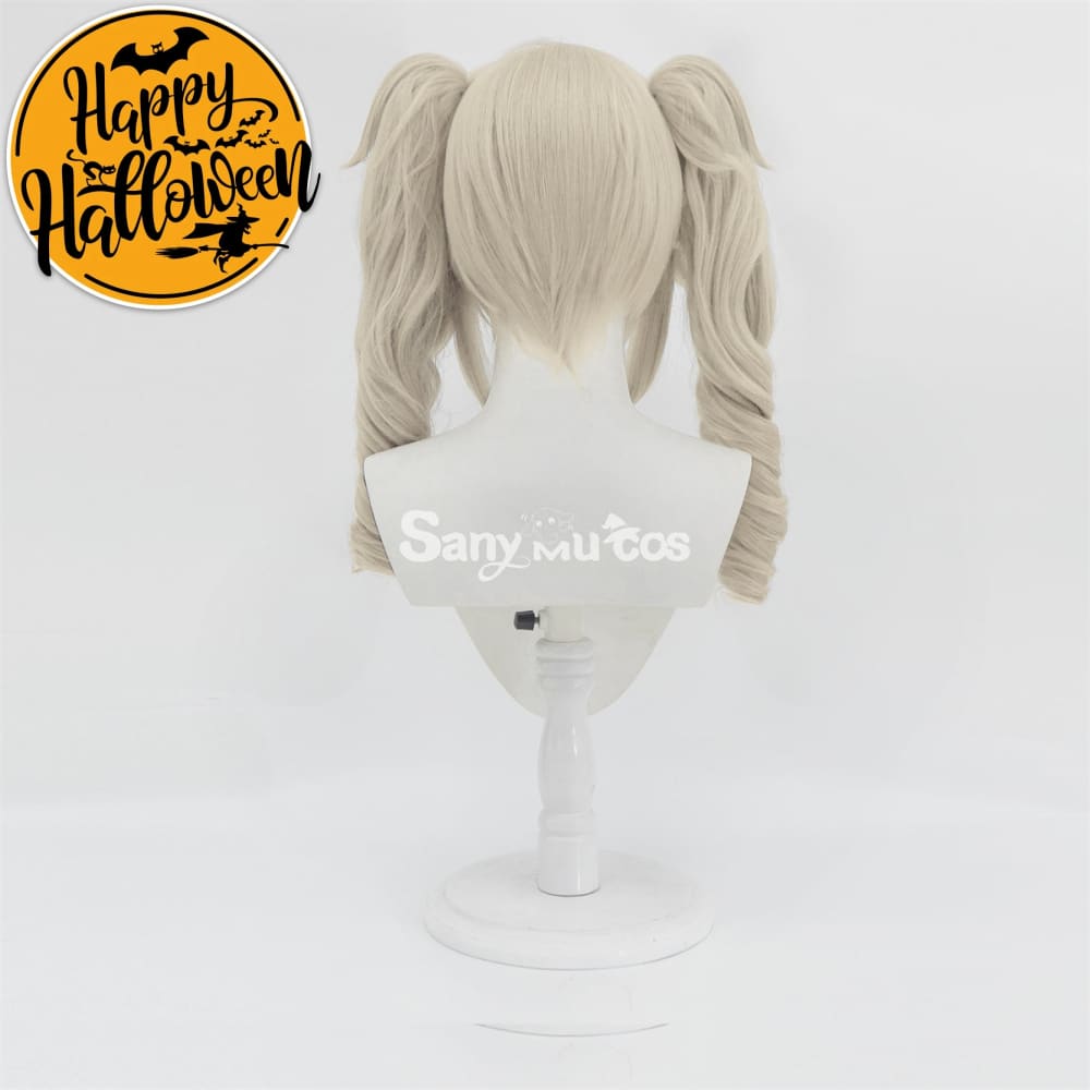 Game Genshin Impact Barbara Cosplay Wig Double Tails Cosplay Wig