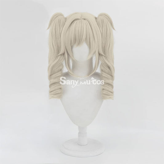 Game Genshin Impact Barbara Cosplay Wig Double Tails Cosplay Wig 1000