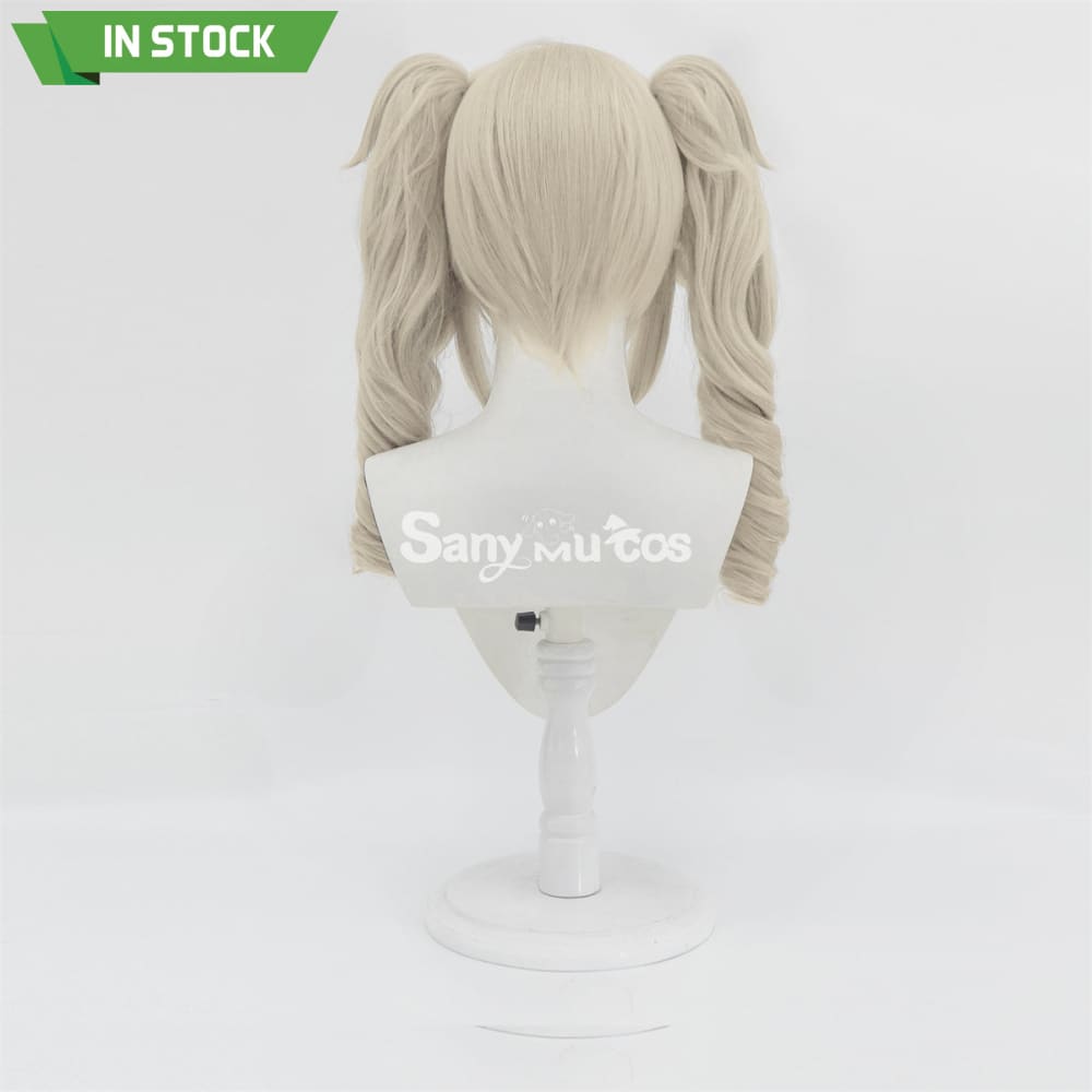 Game Genshin Impact Barbara Cosplay Wig Double Tails Cosplay Wig