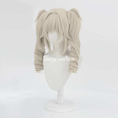 Game Genshin Impact Barbara Cosplay Wig Double Tails Cosplay Wig