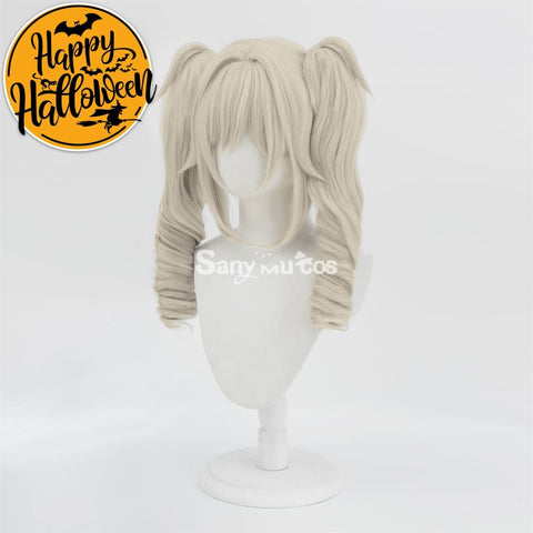 Game Genshin Impact Barbara Cosplay Wig Double Tails Cosplay Wig