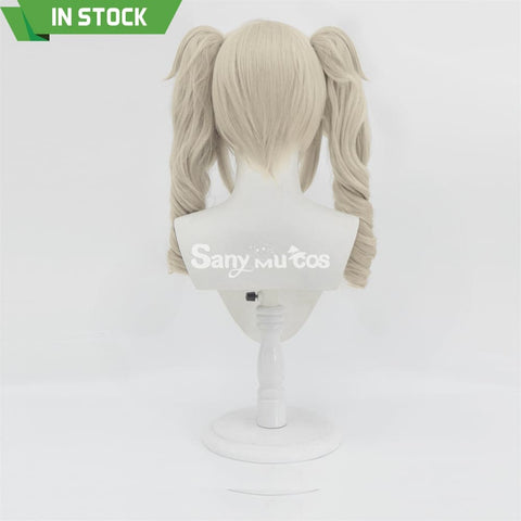 Game Genshin Impact Barbara Cosplay Wig Double Tails Cosplay Wig