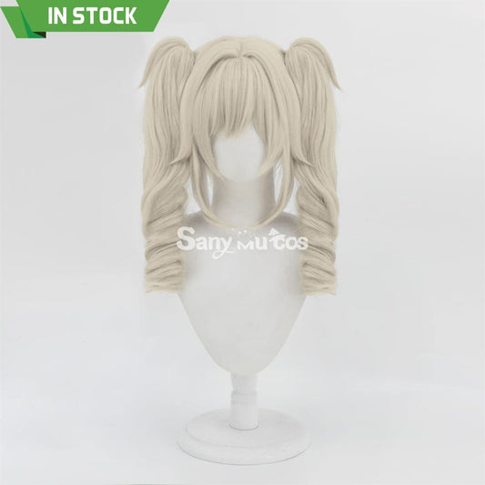 Game Genshin Impact Barbara Cosplay Wig Double Tails Cosplay Wig 1000