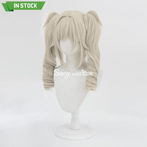 Game Genshin Impact Barbara Cosplay Wig Double Tails Cosplay Wig