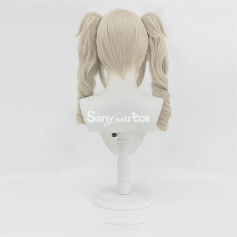 Game Genshin Impact Barbara Cosplay Wig Double Tails Cosplay Wig