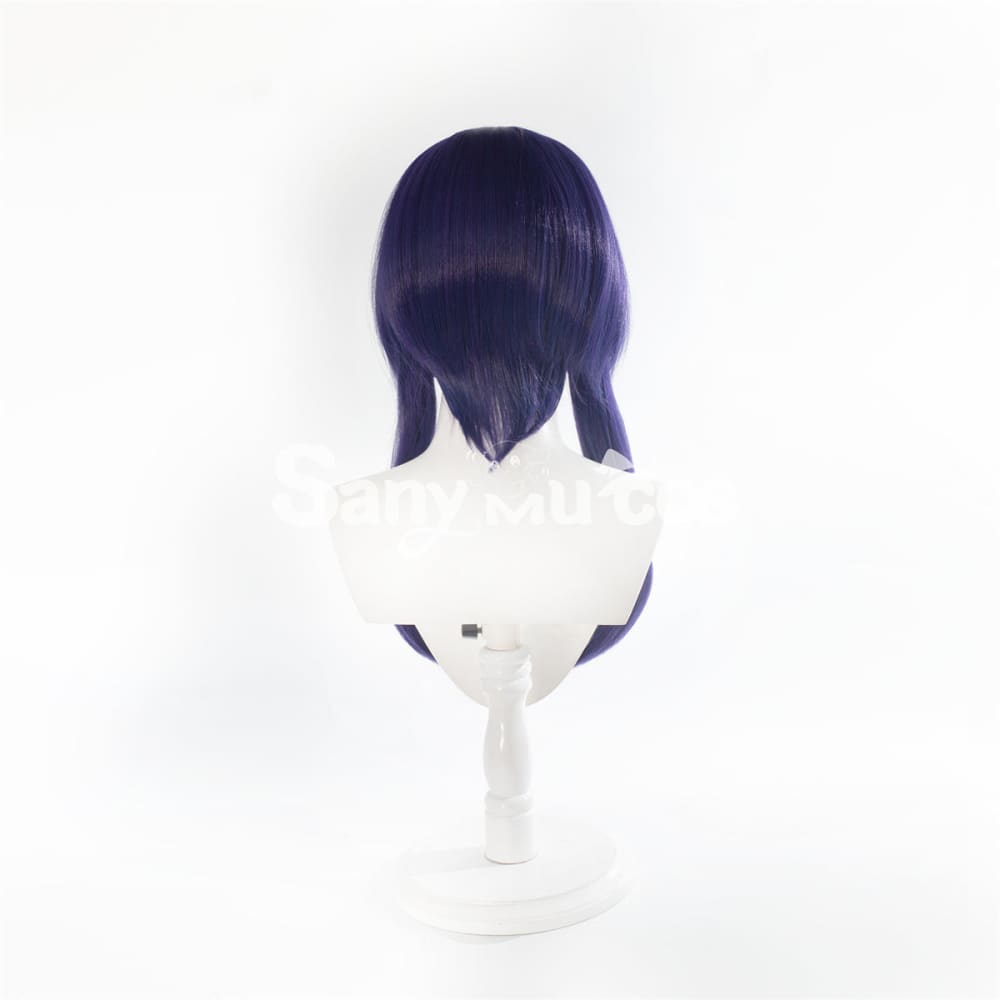 Game Genshin Impact Candace Cosplay Wig Navy Blue Bob Wig