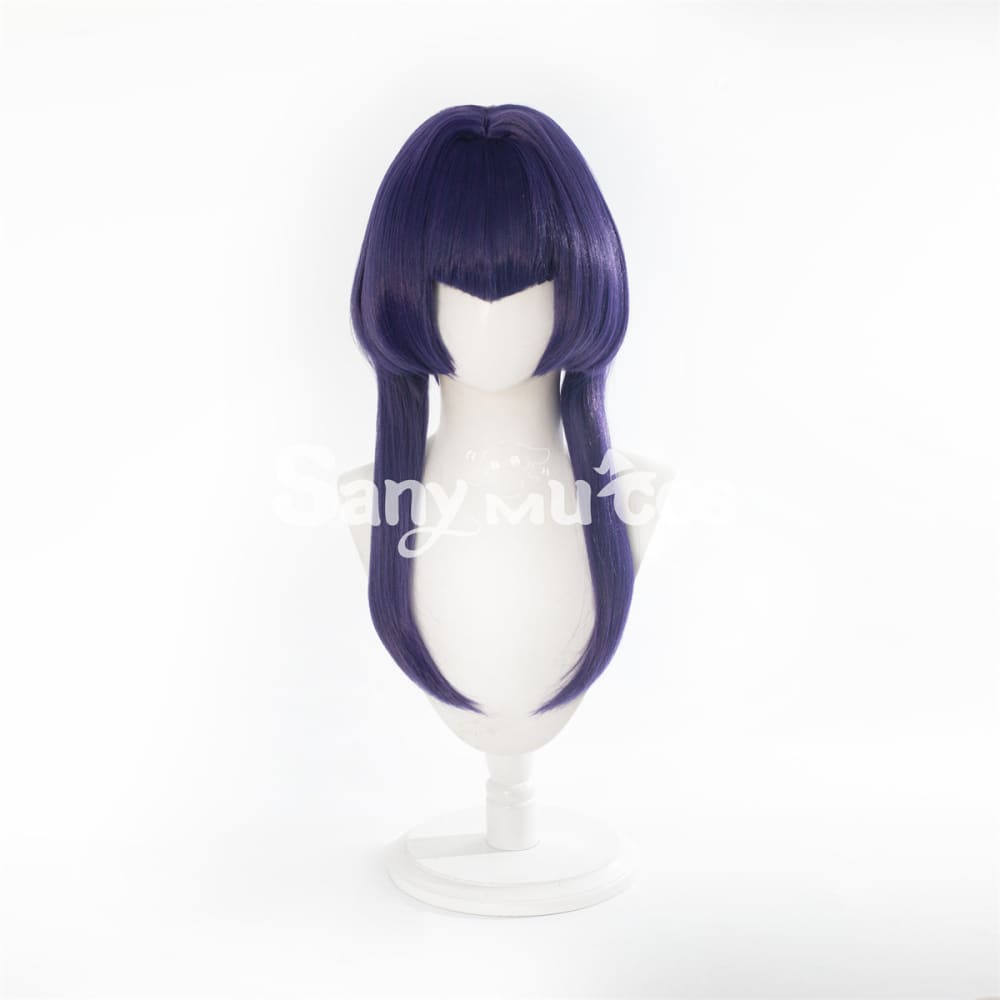 Game Genshin Impact Candace Cosplay Wig Navy Blue Bob Wig