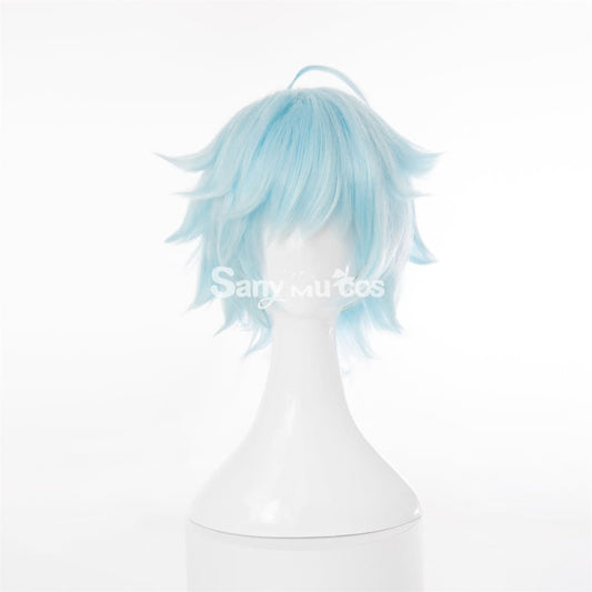 Game Genshin Impact Chongyun Cosplay Wig Short 1000