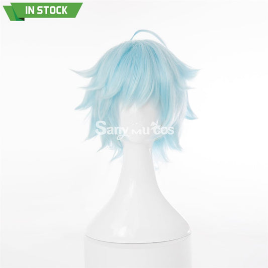 Game Genshin Impact Chongyun Cosplay Wig Short 1000