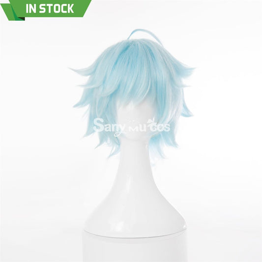 Game Genshin Impact Chongyun Cosplay Wig Short 1000