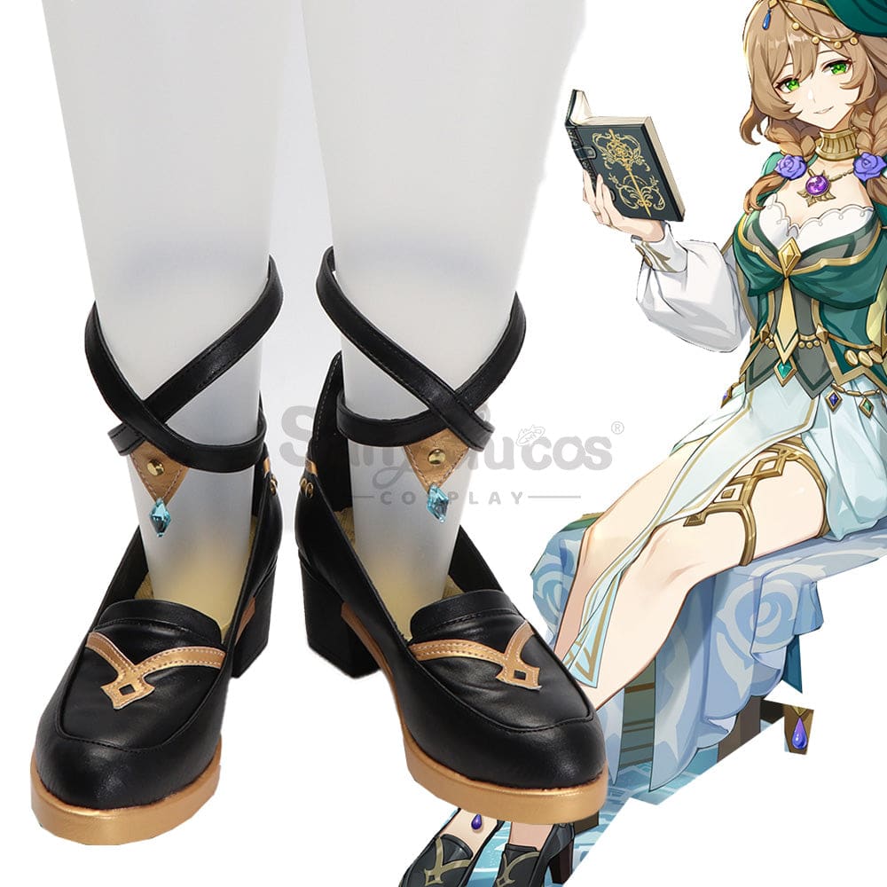 【In Stock】Game Genshin Impact Cosplay A Sobriquet Under Shade Lisa Shoes Boots