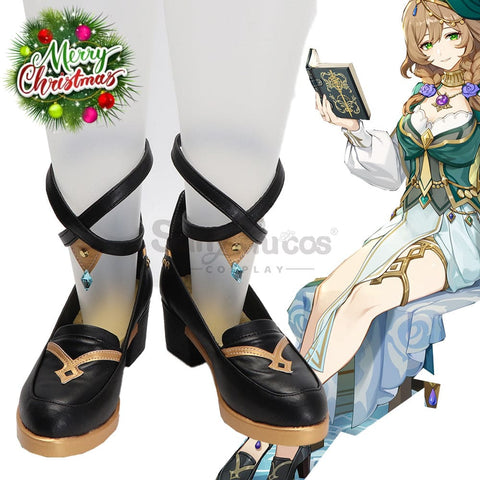 【In Stock】Game Genshin Impact Cosplay A Sobriquet Under Shade Lisa Shoes Boots