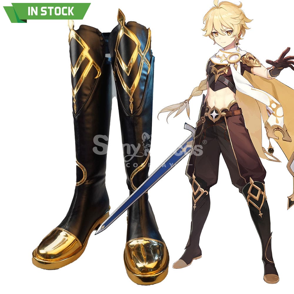 【In Stock】Game Genshin Impact Cosplay Aether Shoes Boots