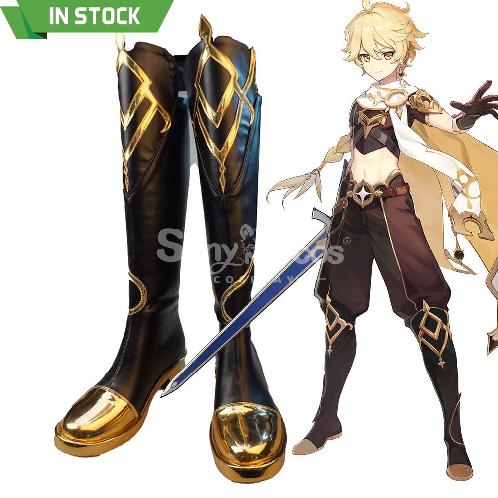 【In Stock】Game Genshin Impact Cosplay Aether Shoes Boots