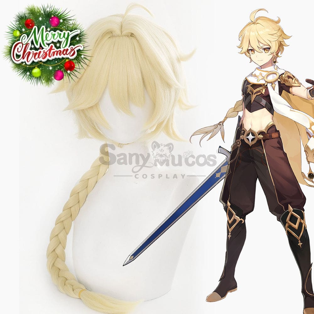 【In Stock】Game Genshin Impact Cosplay Aether Wig Wigs