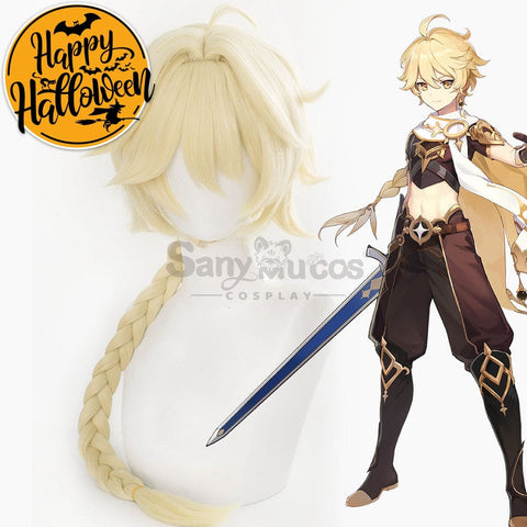 【In Stock】Game Genshin Impact Cosplay Aether Wig Wigs