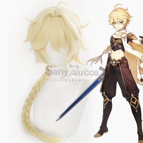 【In Stock】Game Genshin Impact Cosplay Aether Wig Wigs