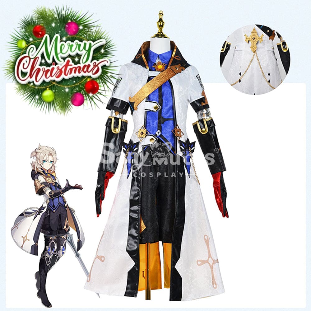 【In Stock】Game Genshin Impact Cosplay Albedo Costume Plus Size Costumes