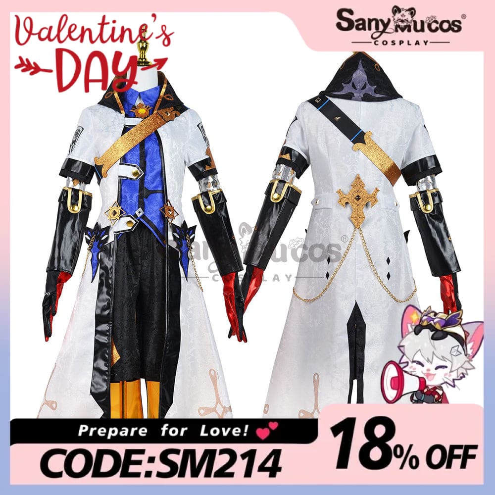 【In Stock】Game Genshin Impact Cosplay Albedo Costume Plus Size Costumes