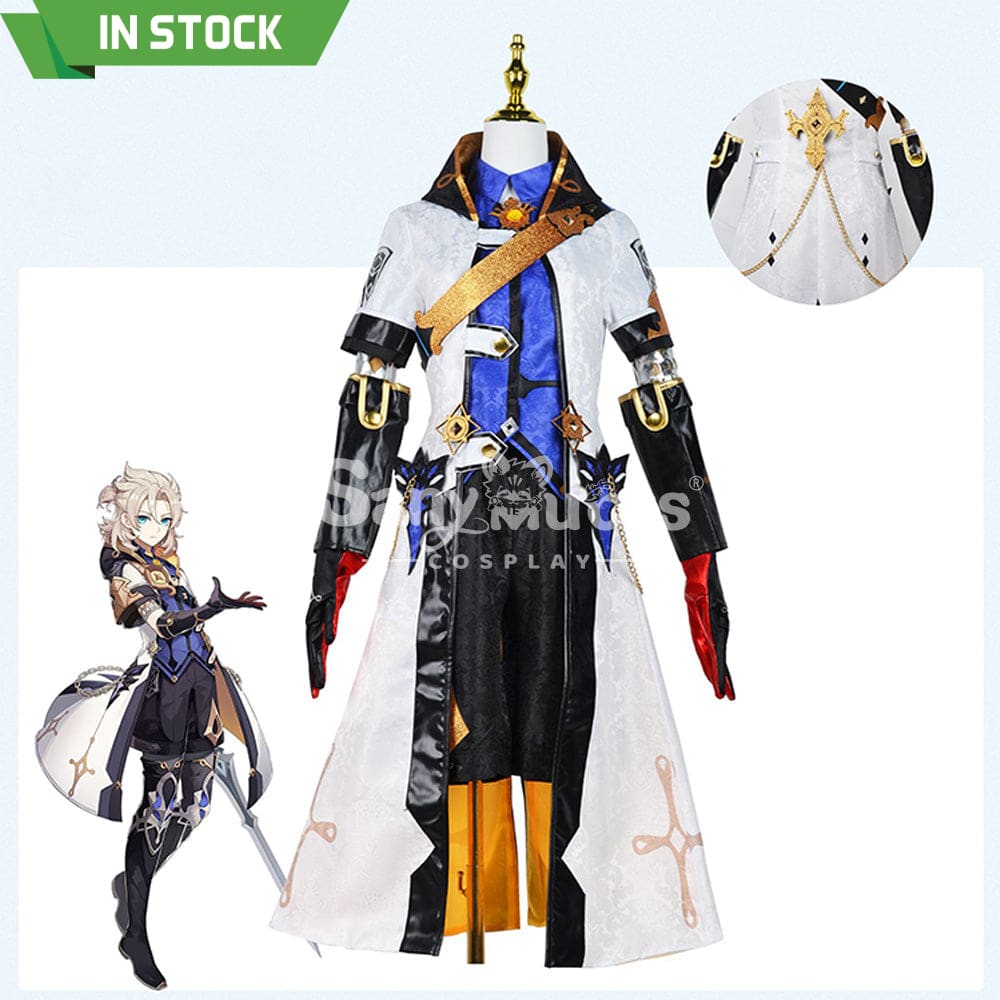 【In Stock】Game Genshin Impact Cosplay Albedo Costume Plus Size Costumes