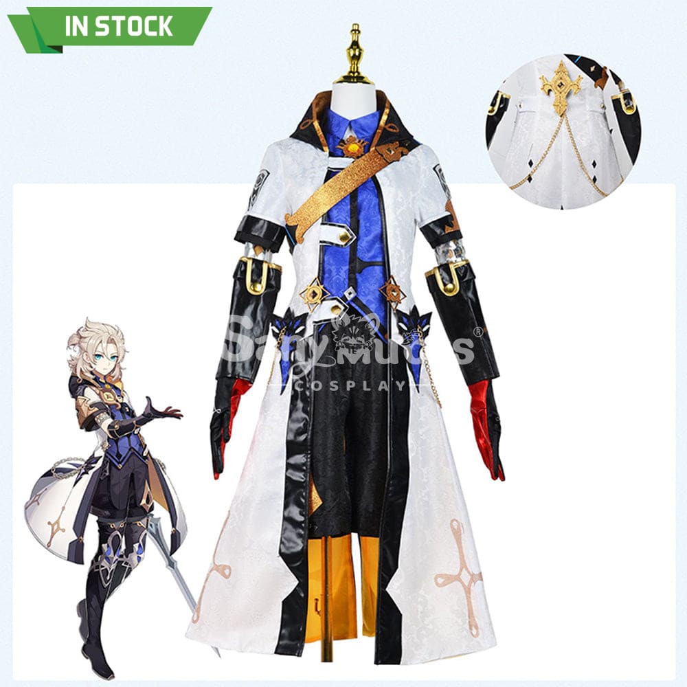 【In Stock】Game Genshin Impact Cosplay Albedo Costume Plus Size Costumes