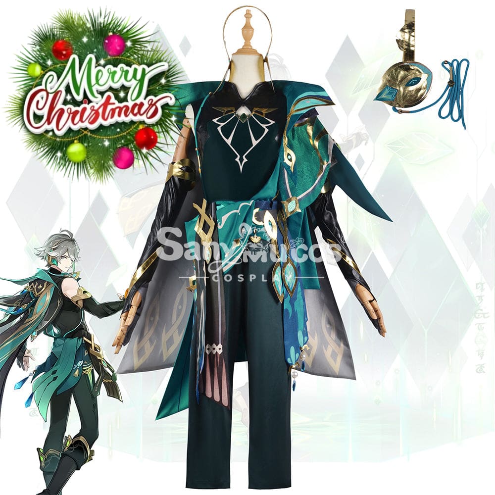 【In Stock】Game Genshin Impact Cosplay Alhaitham Costume Plus Size Costumes