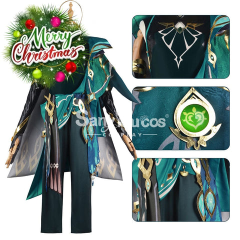 【In Stock】Game Genshin Impact Cosplay Alhaitham Costume Plus Size Costumes