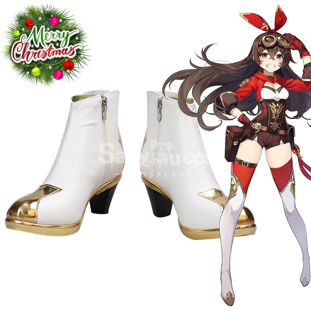 【In Stock】Game Genshin Impact Cosplay Amber Shoes Boots
