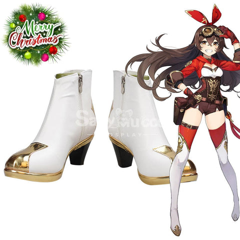 【In Stock】Game Genshin Impact Cosplay Amber Shoes Boots
