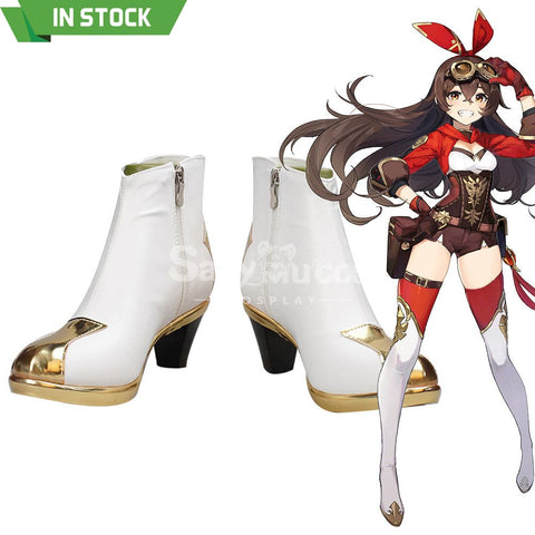 【In Stock】Game Genshin Impact Cosplay Amber Shoes Boots