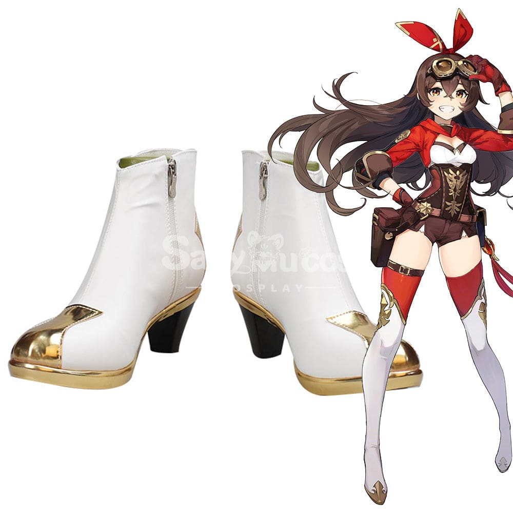 【In Stock】Game Genshin Impact Cosplay Amber Shoes Boots