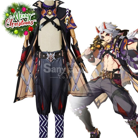 【In Stock】Game Genshin Impact Cosplay Arataki Itto Cosplay Costume Cosplay Costumes