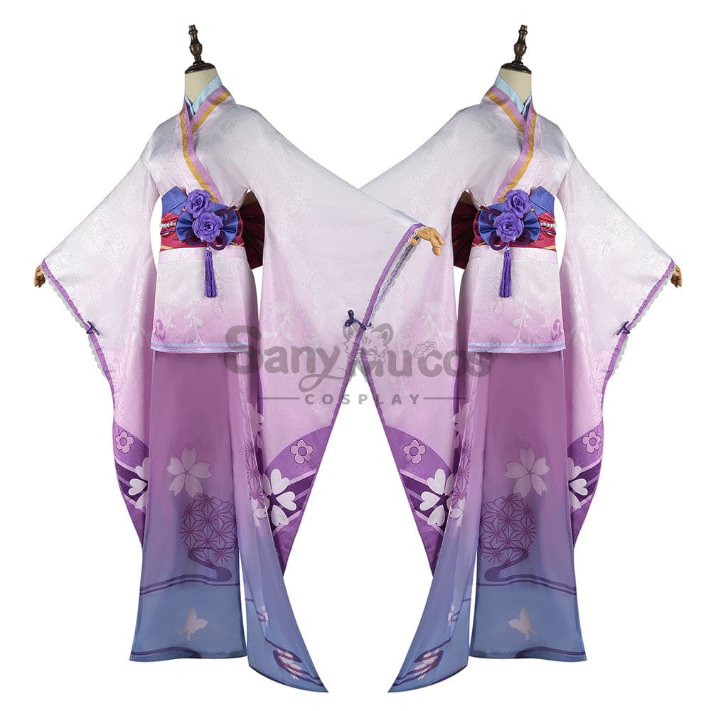 【In Stock】Game Genshin Impact Cosplay Baal Kimono Costume Plus Size Costumes