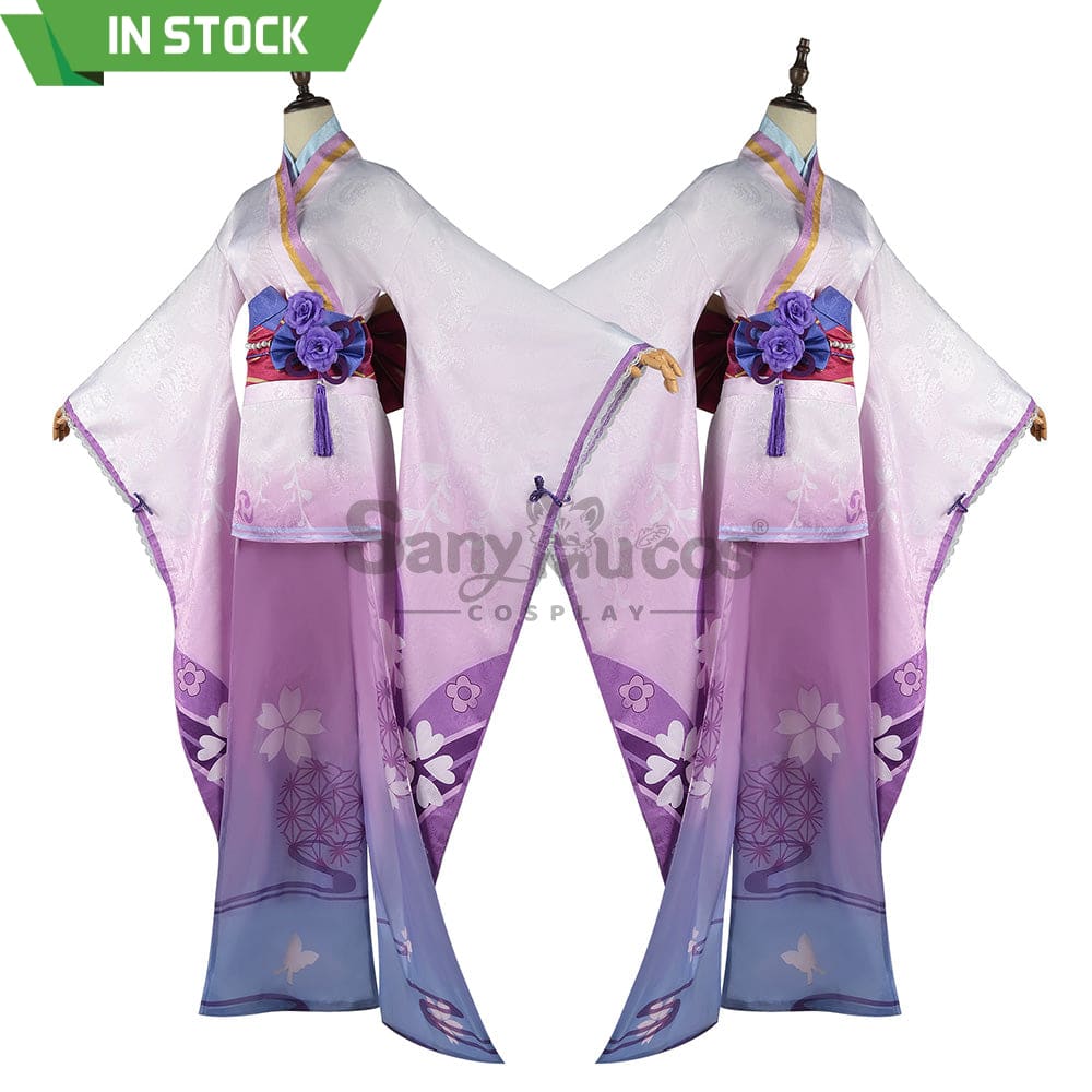 【In Stock】Game Genshin Impact Cosplay Baal Kimono Costume Plus Size Costumes