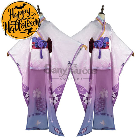【In Stock】Game Genshin Impact Cosplay Baal Kimono Costume Plus Size Costumes