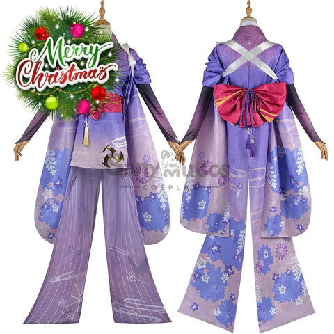 【In Stock】Game Genshin Impact Cosplay Baal Kimono Costume Plus Size Costumes