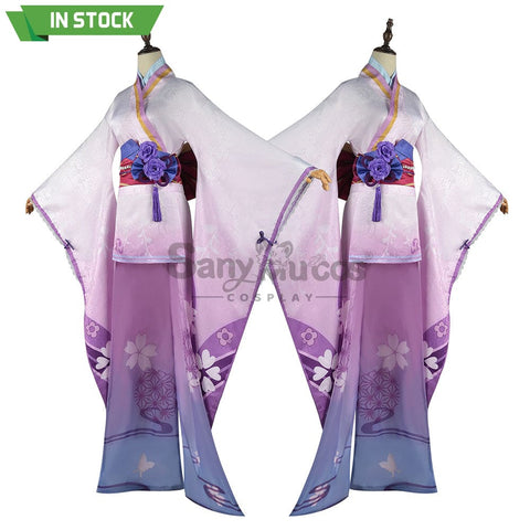 【In Stock】Game Genshin Impact Cosplay Baal Kimono Costume Plus Size Costumes