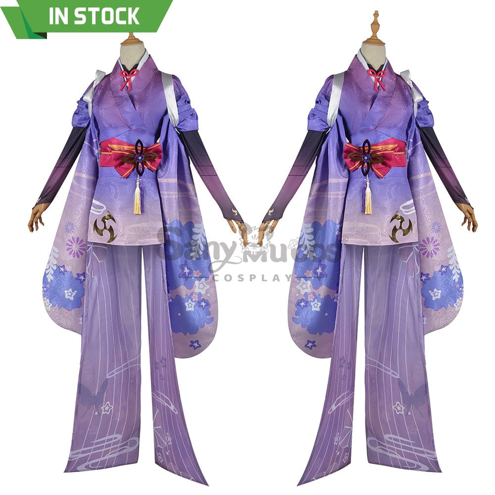 【In Stock】Game Genshin Impact Cosplay Baal Kimono Costume Plus Size Costumes