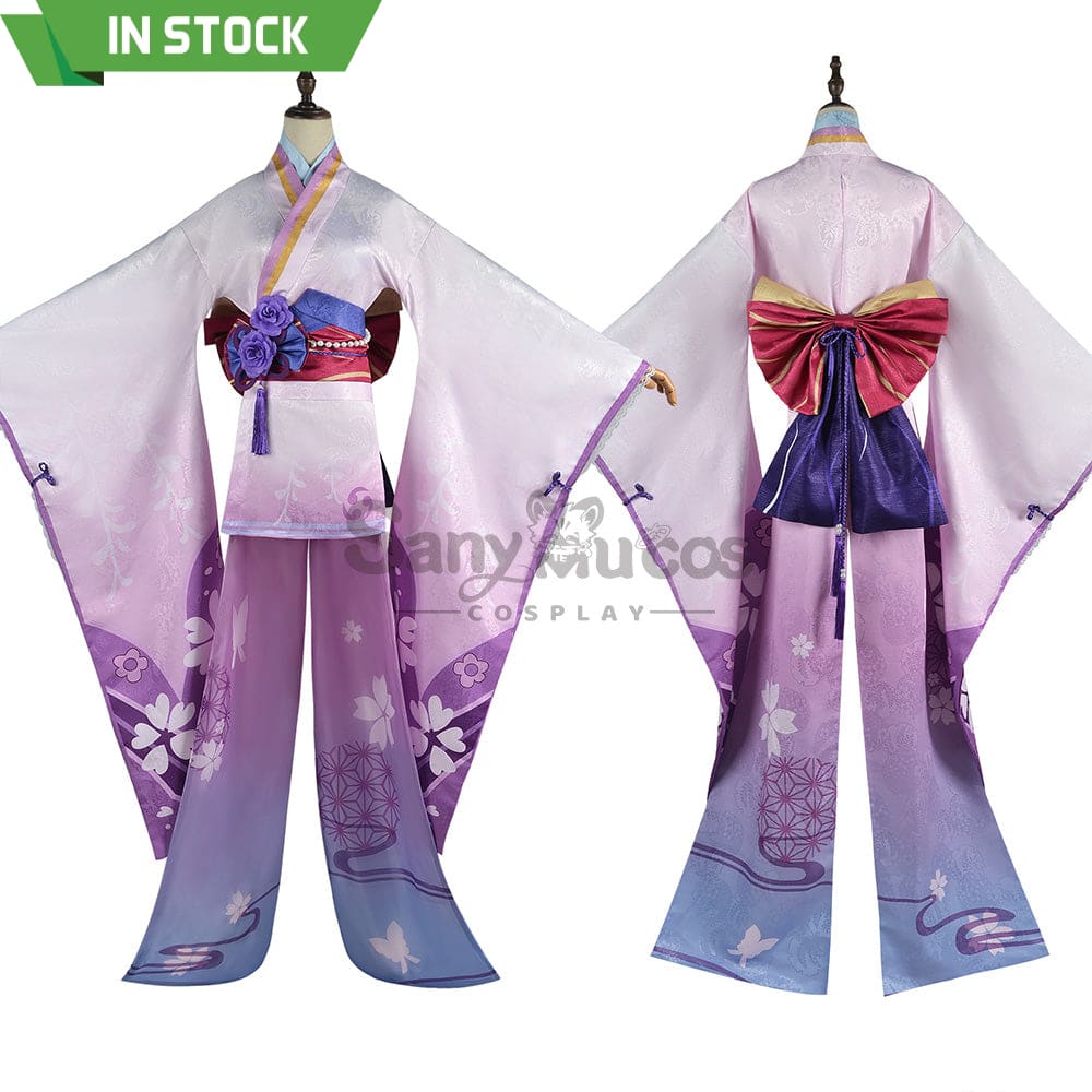 【In Stock】Game Genshin Impact Cosplay Baal Kimono Costume Plus Size Costumes