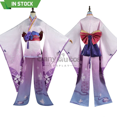 【In Stock】Game Genshin Impact Cosplay Baal Kimono Costume Plus Size Costumes