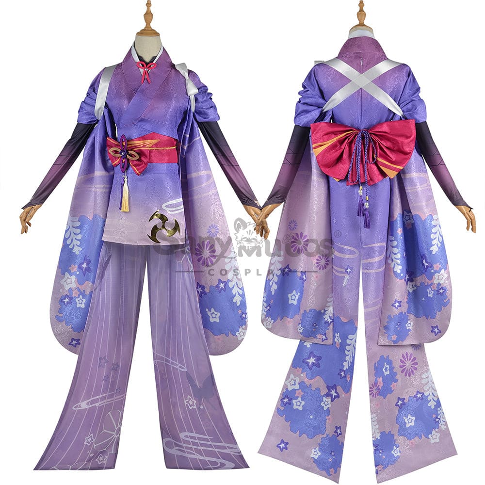 【In Stock】Game Genshin Impact Cosplay Baal Kimono Costume Plus Size Costumes