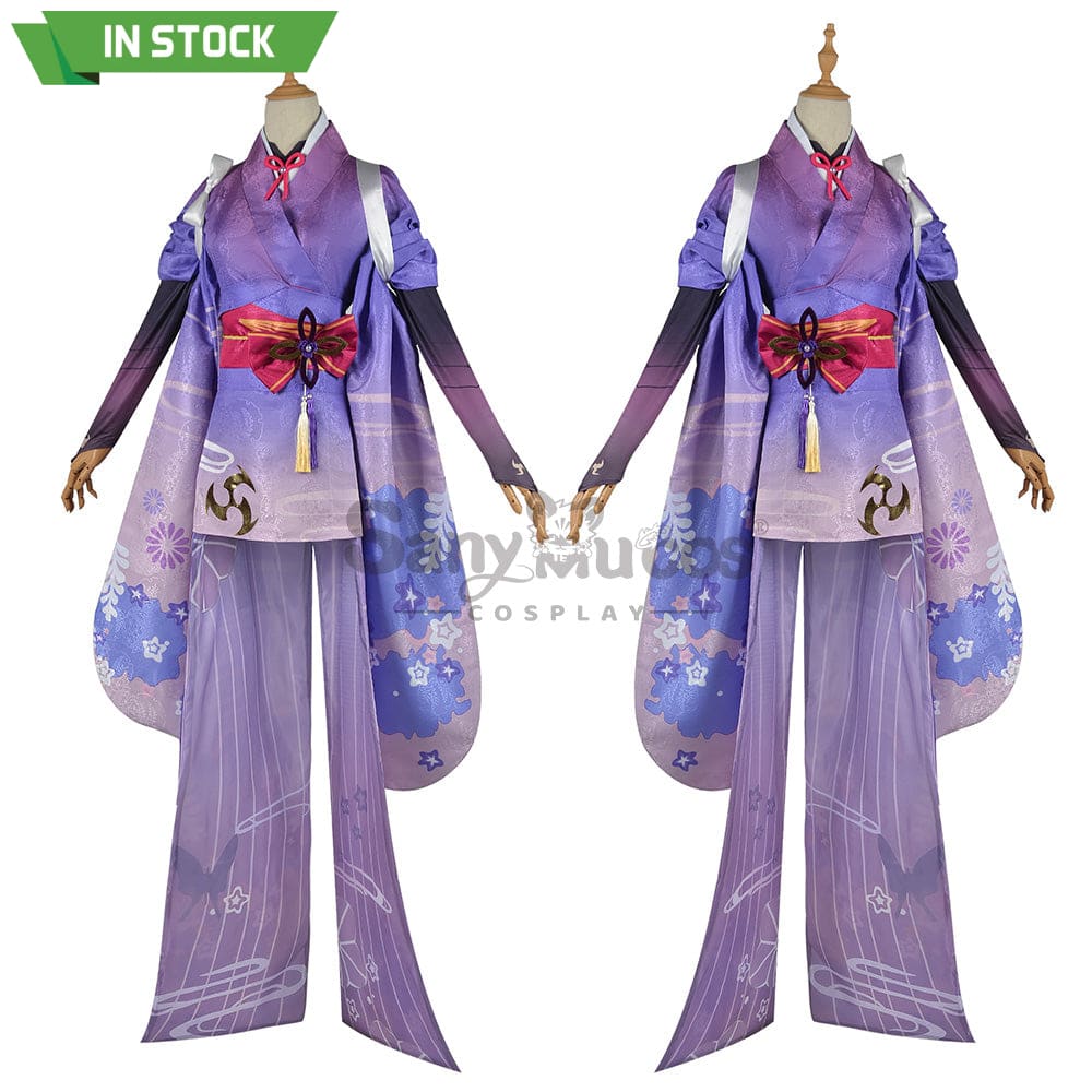 【In Stock】Game Genshin Impact Cosplay Baal Kimono Costume Plus Size Costumes