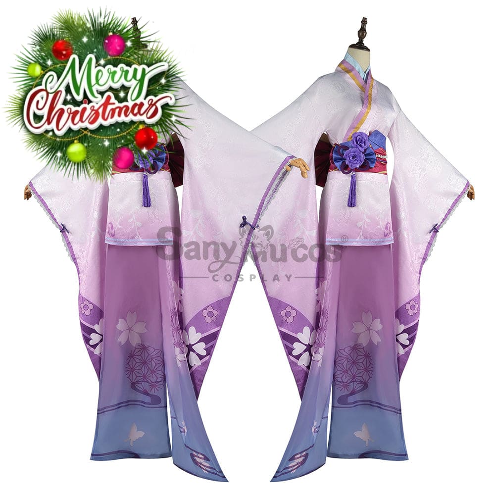 【In Stock】Game Genshin Impact Cosplay Baal Kimono Costume Plus Size Costumes