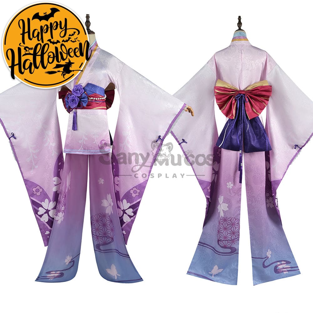 【In Stock】Game Genshin Impact Cosplay Baal Kimono Costume Plus Size Costumes