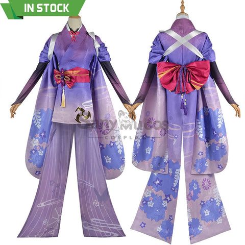 【In Stock】Game Genshin Impact Cosplay Baal Kimono Costume Plus Size Costumes