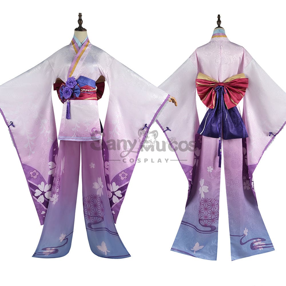 【In Stock】Game Genshin Impact Cosplay Baal Kimono Costume Plus Size Costumes