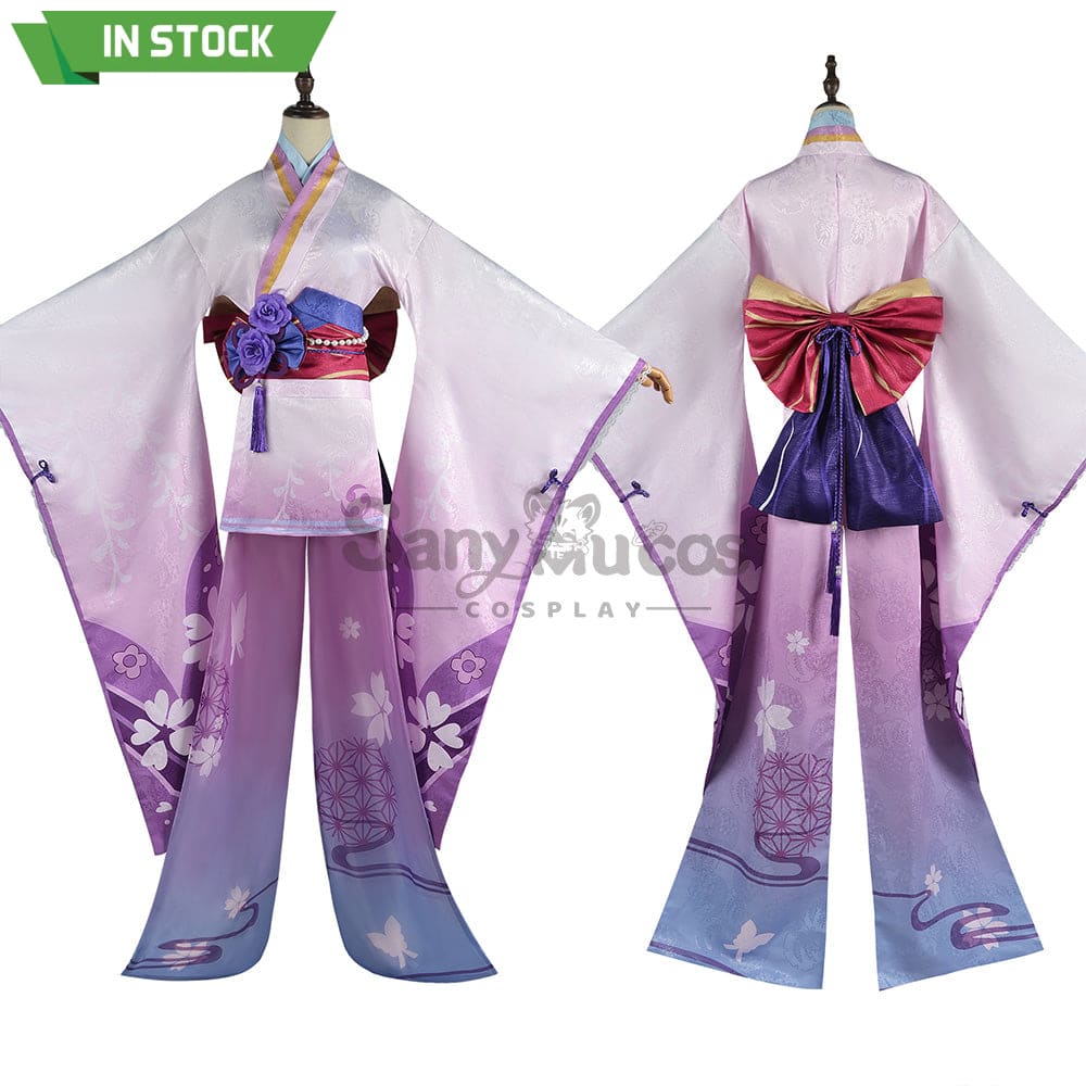 【In Stock】Game Genshin Impact Cosplay Baal Kimono Costume Plus Size Costumes