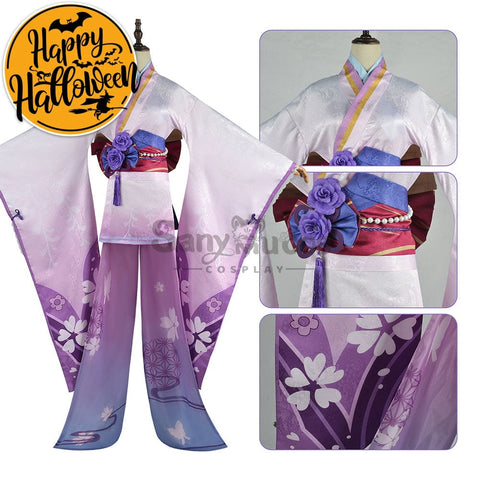 【In Stock】Game Genshin Impact Cosplay Baal Kimono Costume Plus Size Makoto / Xs Costumes