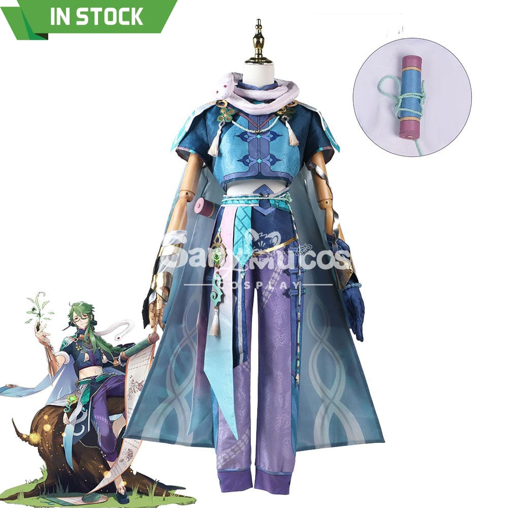 【In Stock】Game Genshin Impact Cosplay Baizhu Costume Plus Size Costumes